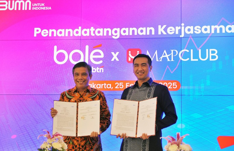 BTN Dan Mapclub Jalin Kerjasama Perkuat Ekosistem Digital