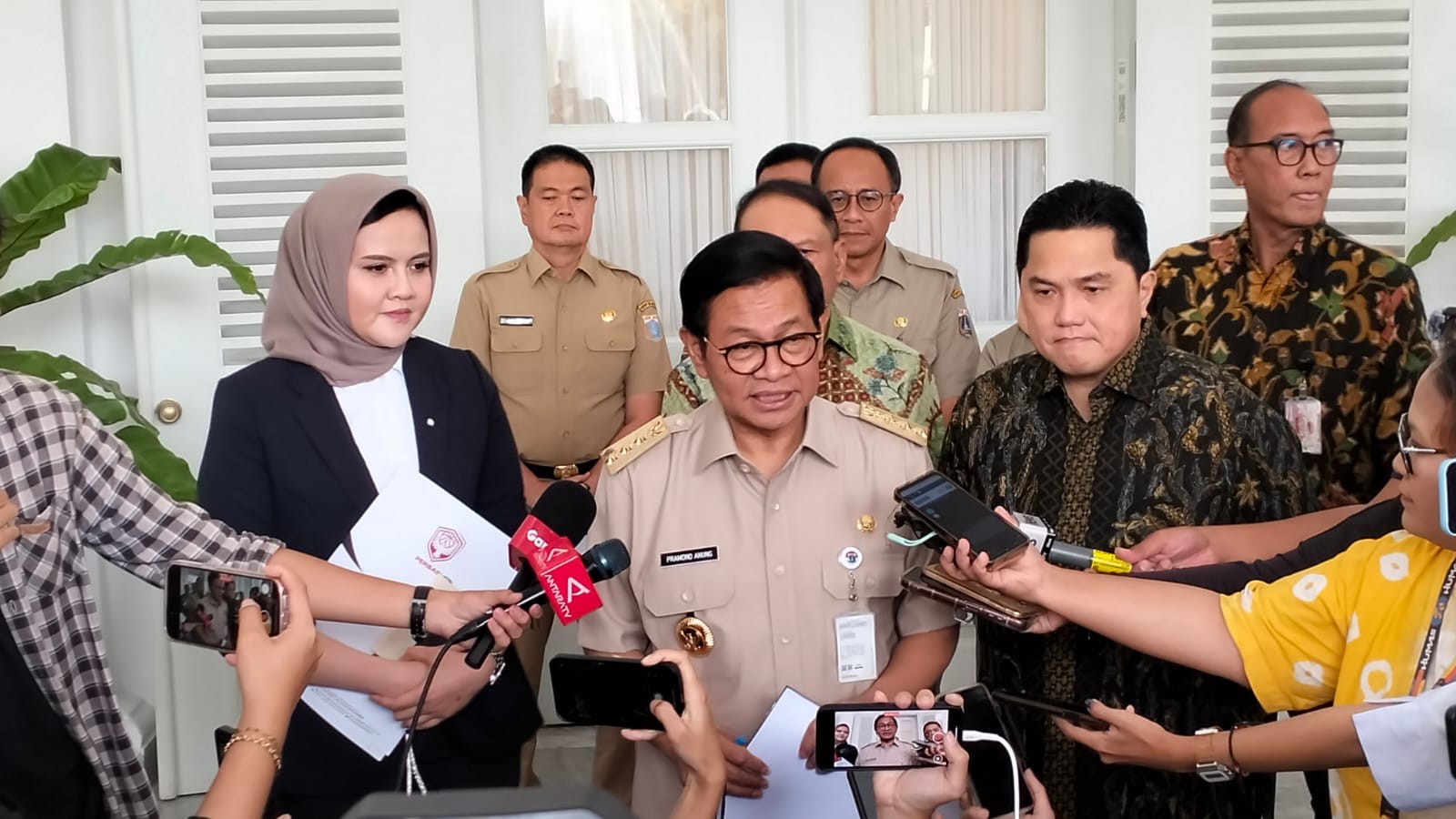 Hari Pertama Kerja Jakarta Diteror Banjir, Pramono: Saya Dengan Senang Hati Menangani ini