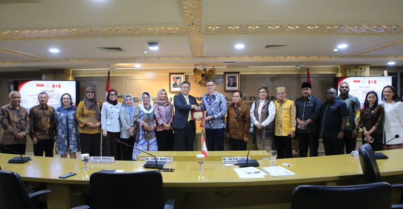 BKSP DPD dan Kedutaan Besar Kanada Perkuat Kerja Sama dalam Transisi Enegi dan Perubahan