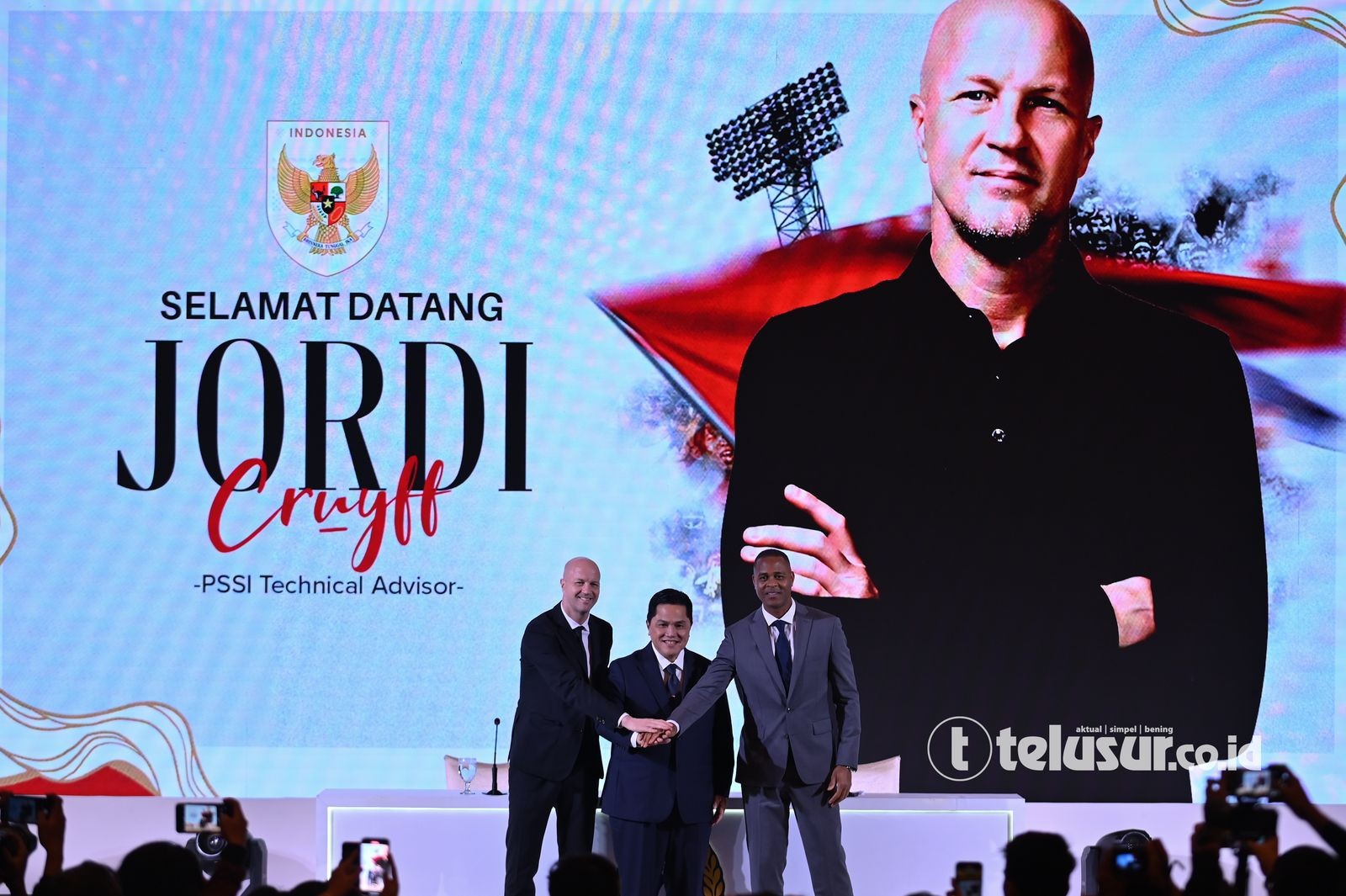 PSSI Resmi Perkenalkan Jordi Cruyff Sebagai Penasihat Teknis