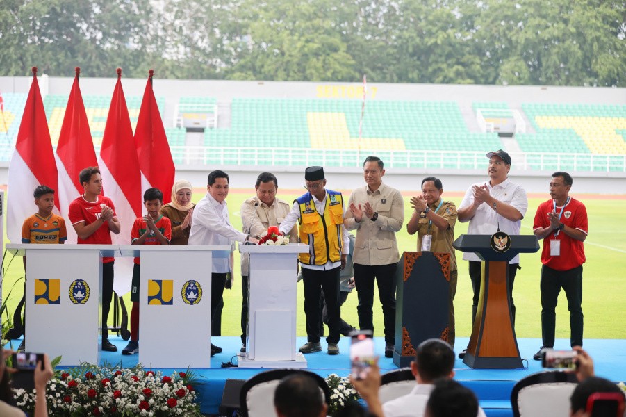 Presiden Prabowo Resmikan 17 Stadion yang Telah Rampung Direnovasi, Erick Thohir: Momentum Pembangunan Karakter Bangsa