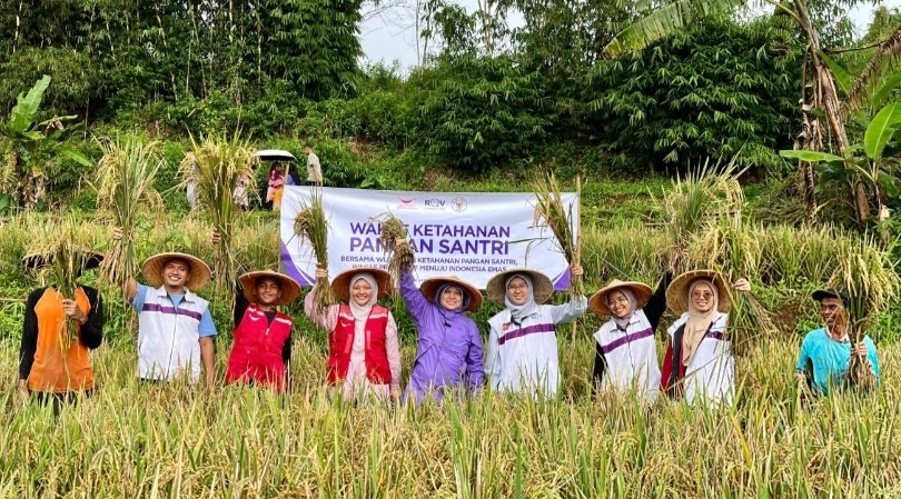 Wujudkan Ketahanan Pangan, RQV Luncurkan Program Wakaf Ketahanan Pangan Santri