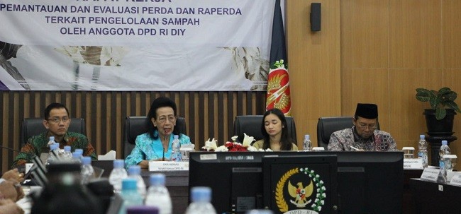 Anggota DPD RI DIY Gelar Raker Evaluasi Perda Terkait Pengelolaan Sampah