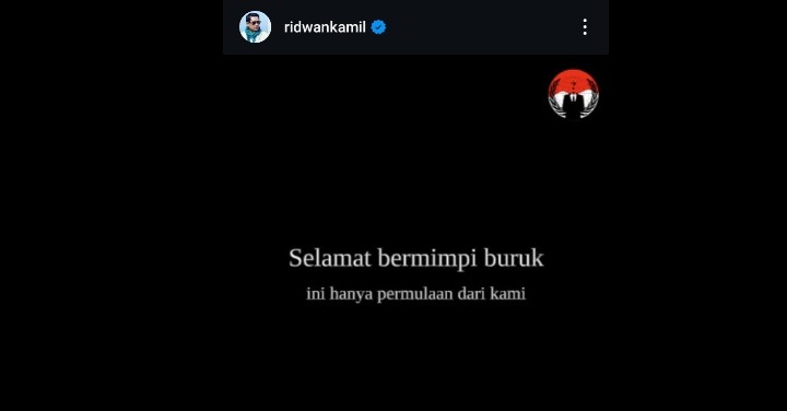 Ramai Isu Perselingkuhan, Akun Instagram Ridwan Kamil Diretas