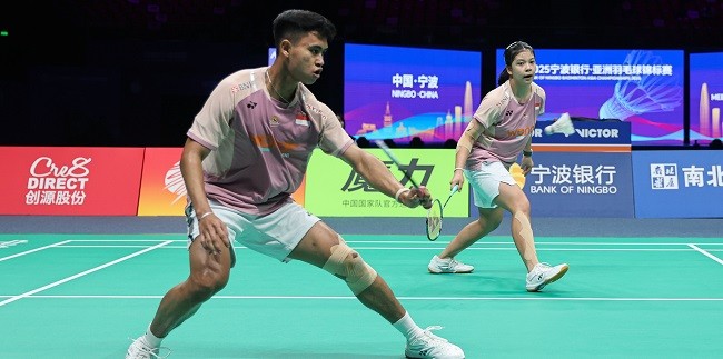 Jafar/Felisha Tumbangkan Goh Soon Huat/Lai Shevon Jemie di Perempat Final Kejuaraan Asia 2025