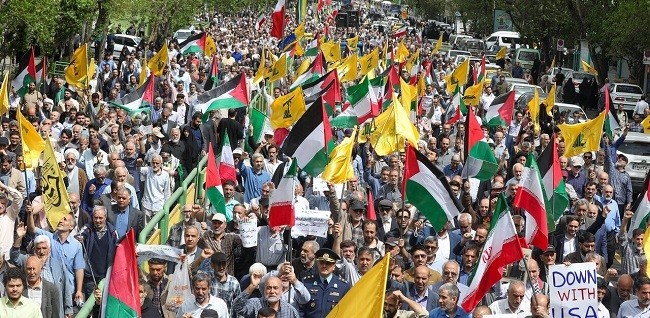 Warga Iran Gelar Aksi Solidaritas Dukung Palestina dalam Perlawanan di Gaza