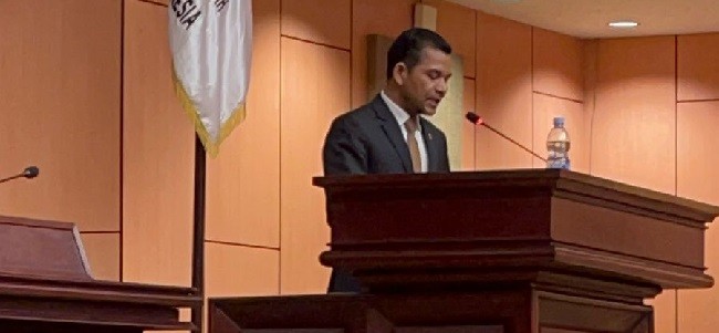 Azhari Cage Sampaikan Persoalan Banjir Aceh Utara di Sidang Paripurna DPD RI