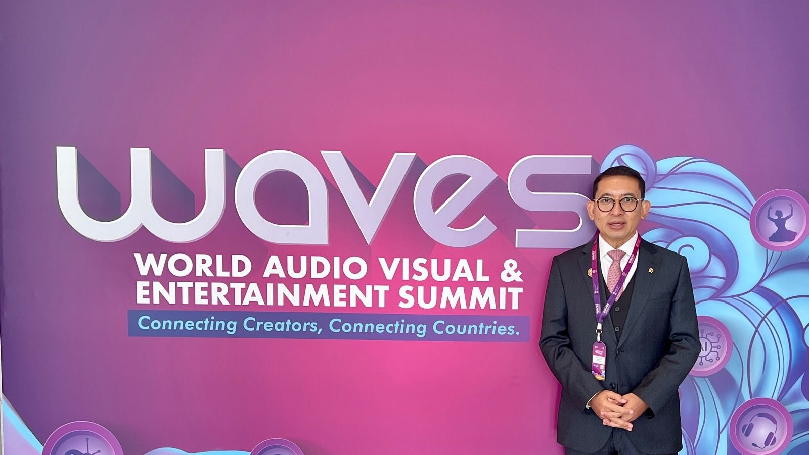 Fadli Zon di WAVES Summit Mumbai: Ekonomi Budaya Kunci Pertumbuhan