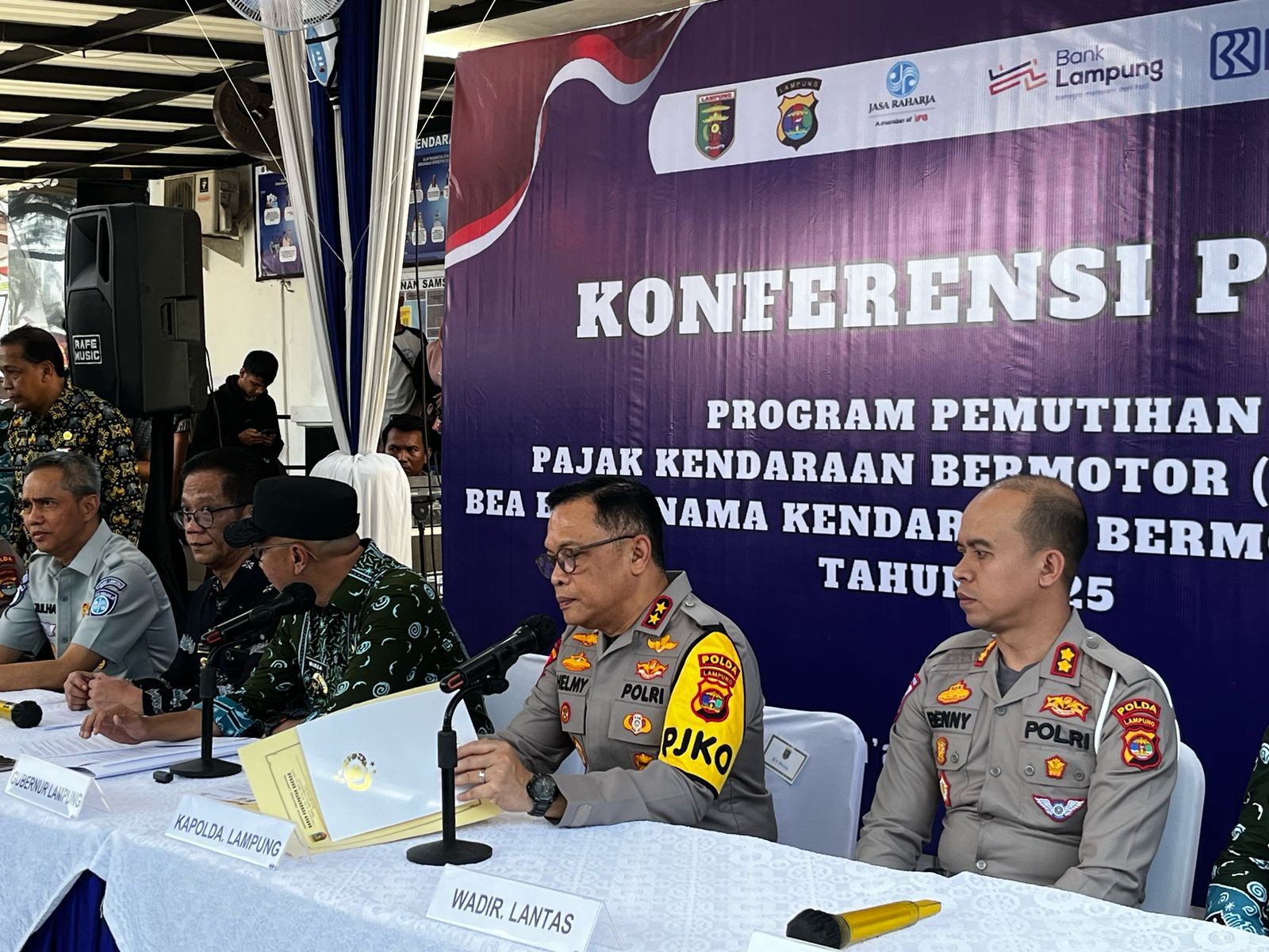 Kapolda Lampung Dukung Program Pemutihan Pajak yang Dicanangkan Gubernur 