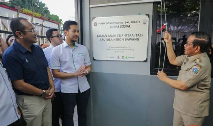Pramono Resmikan Taman Anak Sejahtera di Jakarta Utara
