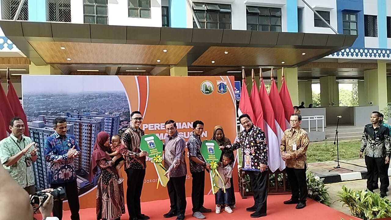 Pemprov DKI Resmikan Rusunawa Jagakarsa Jaksel Seluas 1,9 Hektare