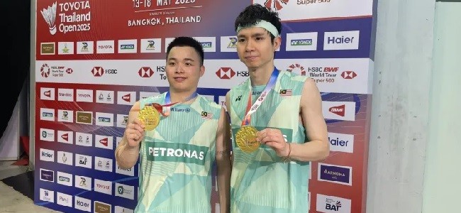 Aaron Chia / Soh Wooi Yik Bangkit dan Juara di Thailand Open 2025