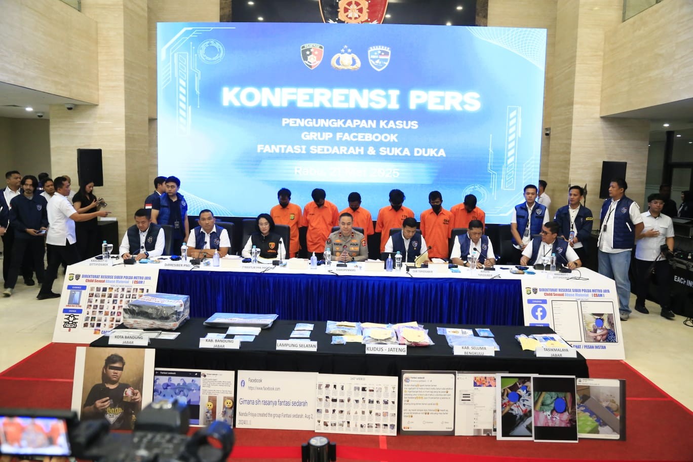 Bareskrim Polri Gerak Cepat Ungkap Grup Facebook Penyebar Pornografi Anak, Enam Tersangka Ditangkap 