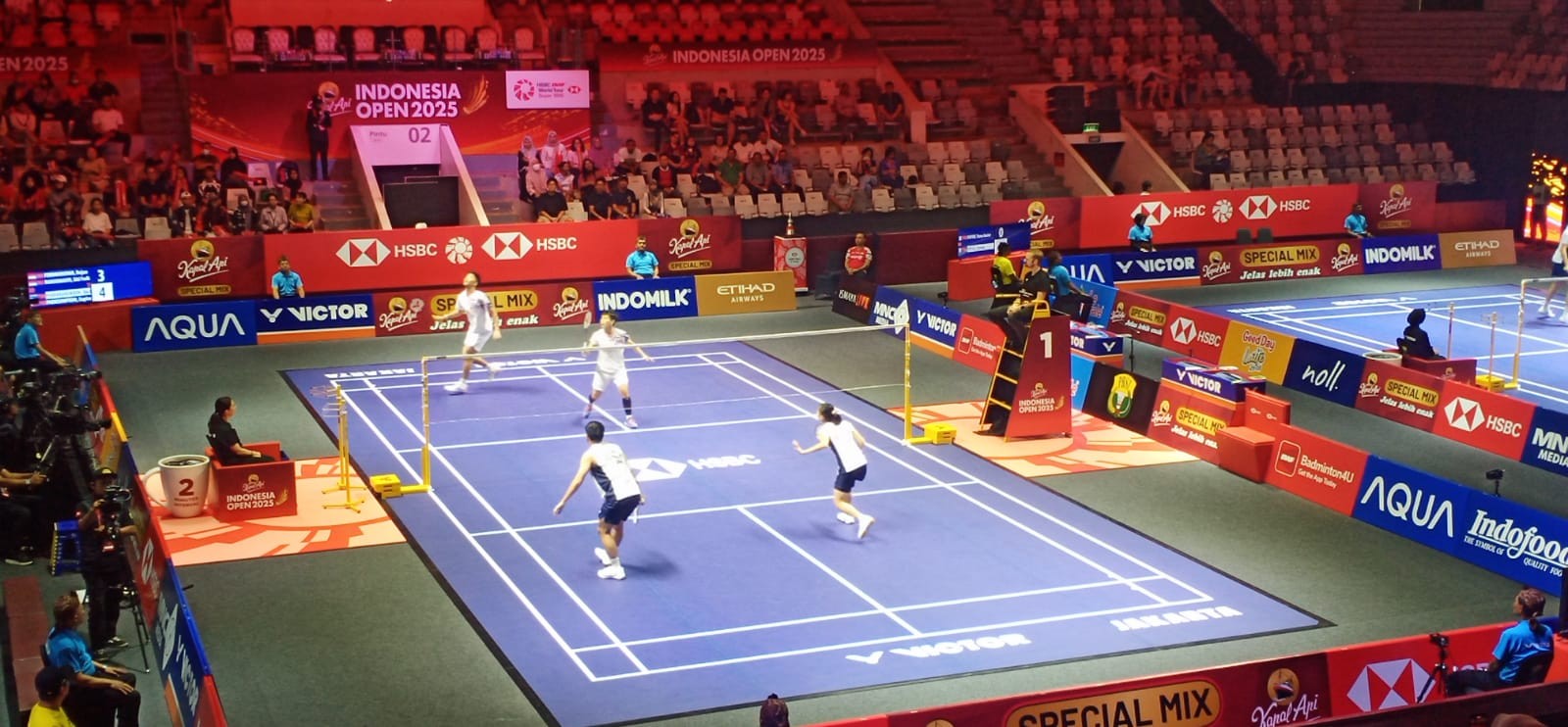 Langkah Dejan/Fadia Terhenti di 32 Besar Indonesia Open 2025,