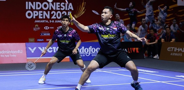 Sabar/Reza ke Perempat Final Indonesia Open 2025, Balas Kekalahan Atas Ganda Thailand