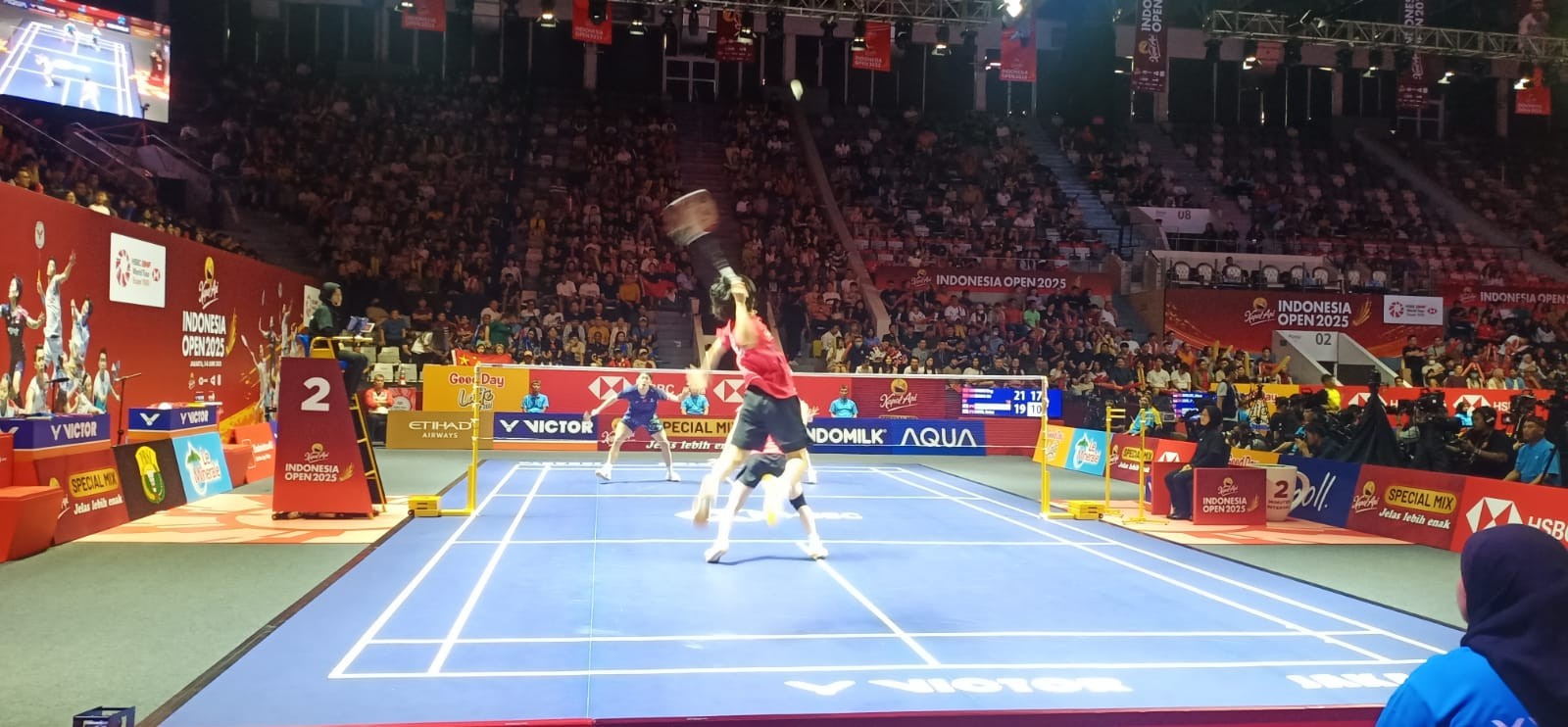 Kejutan, Ganda Campuran Non-Unggulan China Cheng/Zhang Tembus Semifinal Indonesia Open 2025