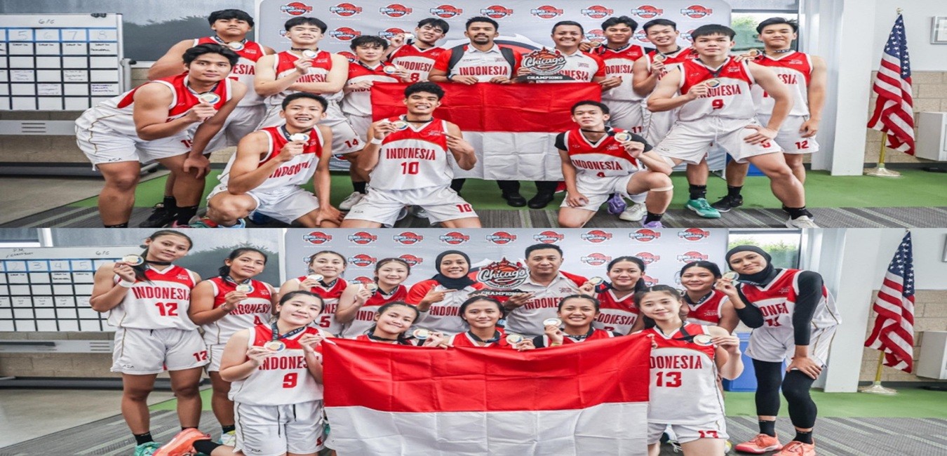 Tim DBL Indonesia All-Star 2025 Kawinkan Gelar Juara di Turnamen Basket di Amerika Serikat