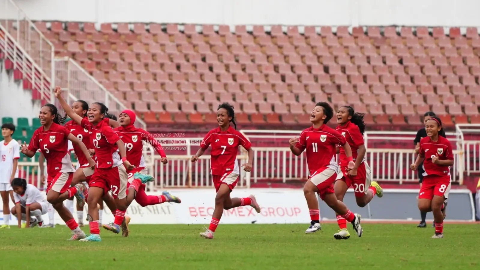 Menang Lewat Drama Adu Penalti, Timnas Wanita U-19 Indonesia Rebut Peringkat Ketiga 