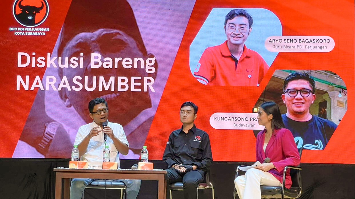 DPC PDIP Surabaya Gelar Nobar Film Bung Karno, Yordan: Sarana Penguatan Ideologi Kader