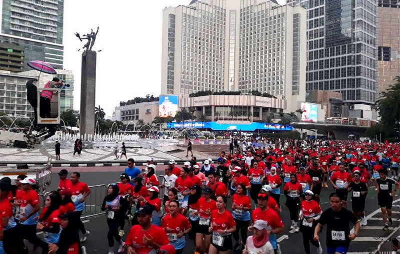 BTN Jakim 2025 Sukses Digelar, Lautan Manusia Penuhi Jalan Sudirman Thamrin