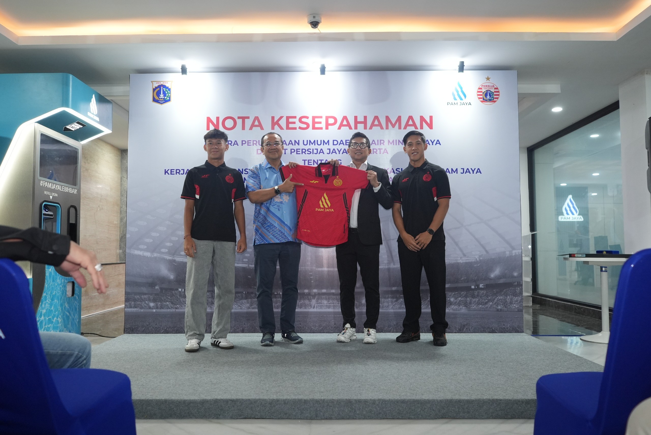 Persija Umumkan Kerjasama Sponsorship dengan PAM JAYA