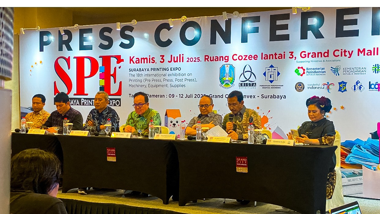 Surabaya Printing Expo 2025, Pamerkan 150 Brand Teknologi Percetakan Sebagai Solusi Global