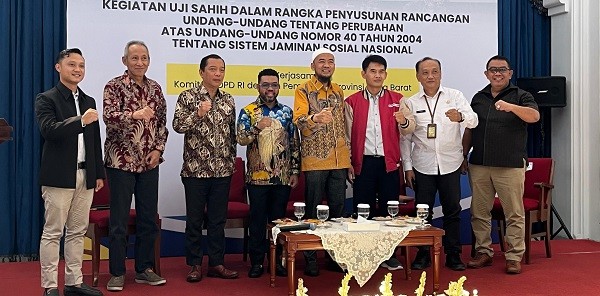 Komite III DPD RI melakukan Uji Sahih Revisi UU SJSN di Pemprov Jabar