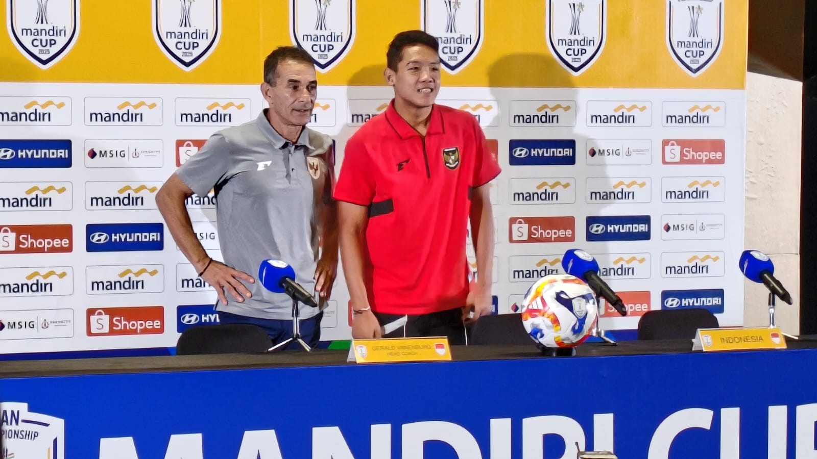Gerald Vanenburg Pastikan Arkhan Fikri dan Toni Firmansyah Absen Bela Indonesia Lawan Thailand