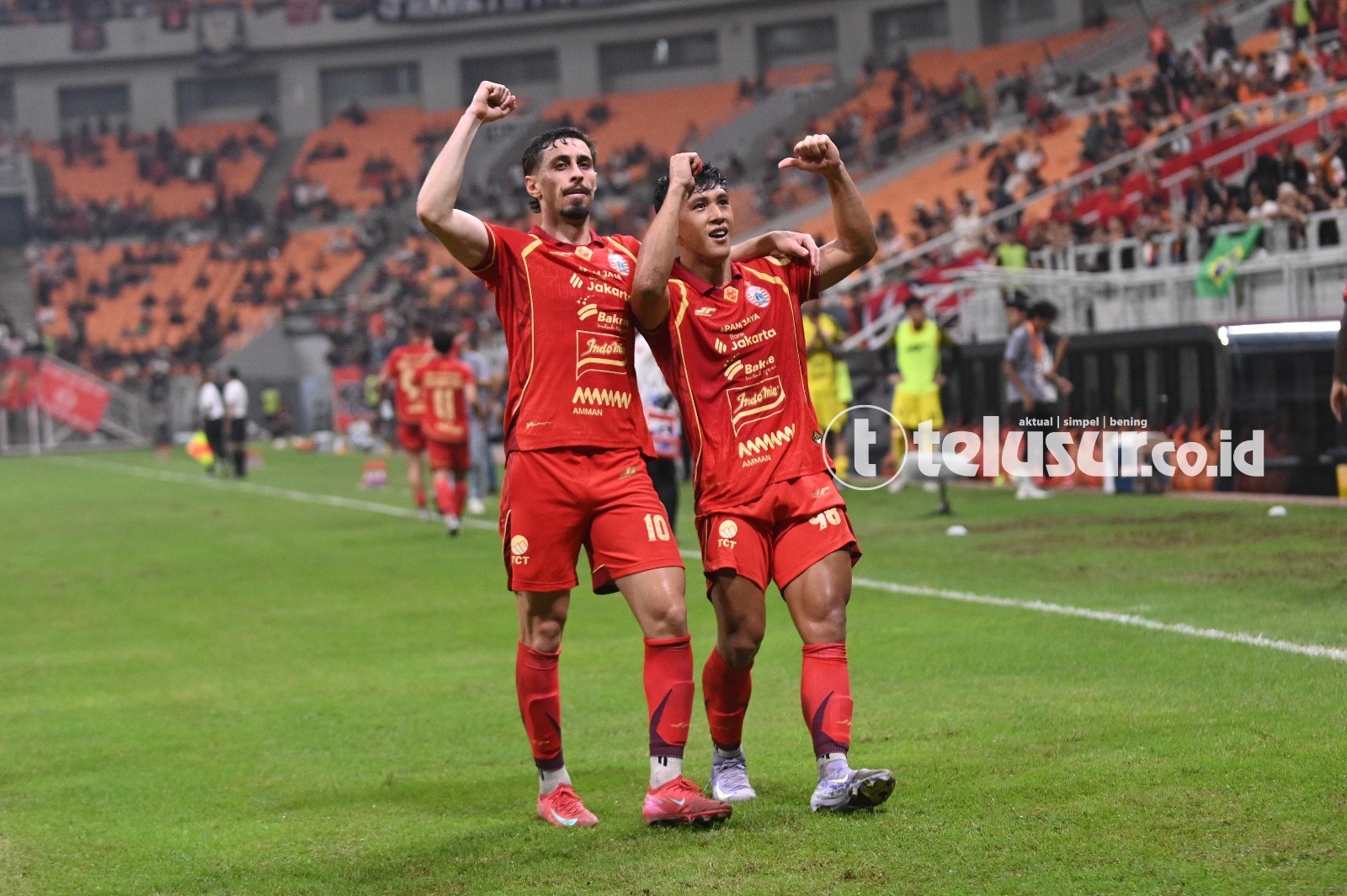 Persija Taklukkan Arema FC 3-0 Dalam Laga Ujicoba di JIS