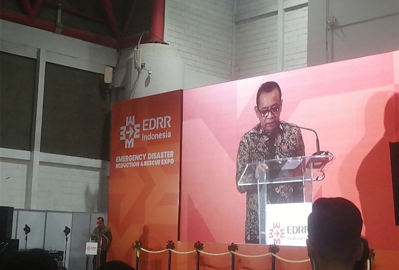 Buka Pameran EDRR, Pratikno: Lewat Teknologi, Kita Berusaha Kurangi Risiko Bencana