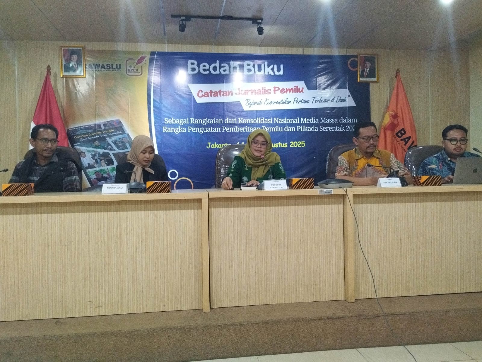 Buku Catatan Pemilu Karya KPPD Dibedah, Bawaslu Puji Tulisan Jurnalis Telusur