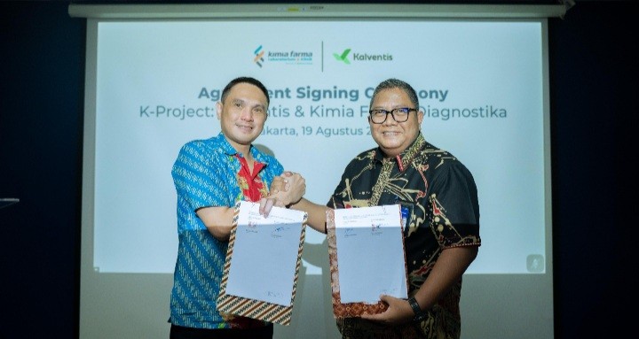 Tingkatkan Layanan Vaksinasi, PT Kimia Farma Diagnostika Gandeng PT Kalventis Sinergi Farma