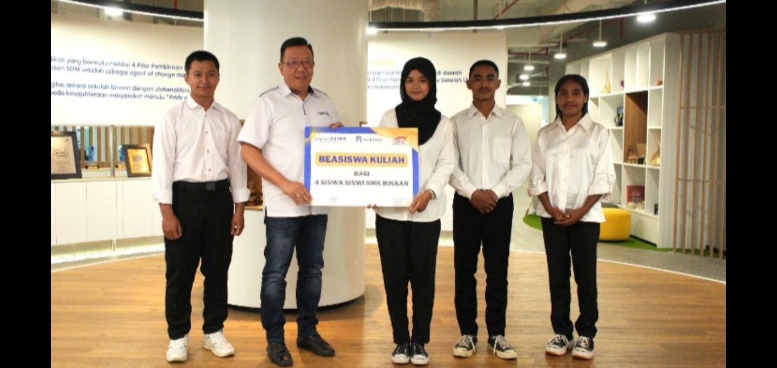 Yayasan Astra Serahkan Beasiswa Perguruan Tinggi Penuh Kepada Empat Siswa Binaan