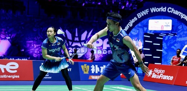Rinov/Pitha Lolos Dramatis Usai Comeback Tiga Gim di Kejuaraan Dunia BWF 2025