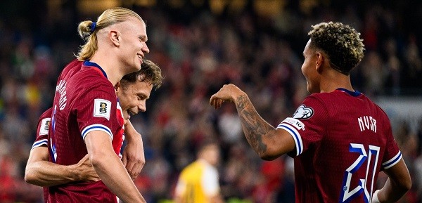 Norwegia Mengamuk! Hancurkan Moldova 11-1, Haaland Cetak Lima Gol
