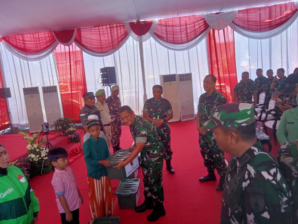 Kasrem 084/Bj Hadiri Baksos Peringati HUT ke-80 TNI, Wujudkan TNI Dekat dengan Rakyat