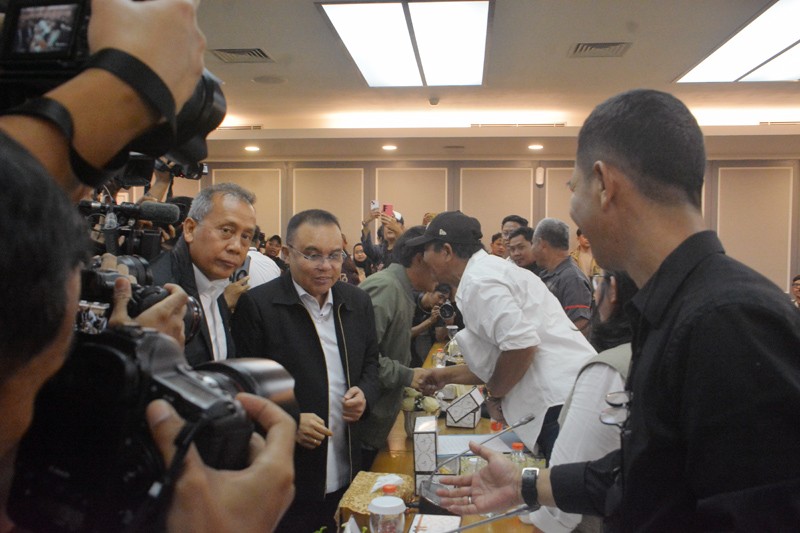 Pimpinan DPR dan Sejumlah Menteri Kabinet Merah Putih Audiensi Bersama Konsorsium Pembaruan Agraria (KPA)