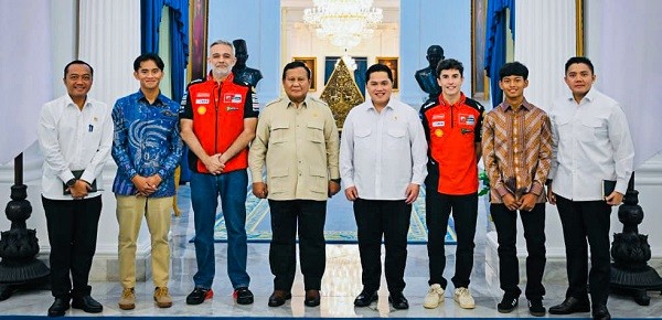 Sambut Juara Dunia Marc Marquez di Istana, Prabowo: Simbol Kebangkitan Sport Tourism dan Balap Indonesia
