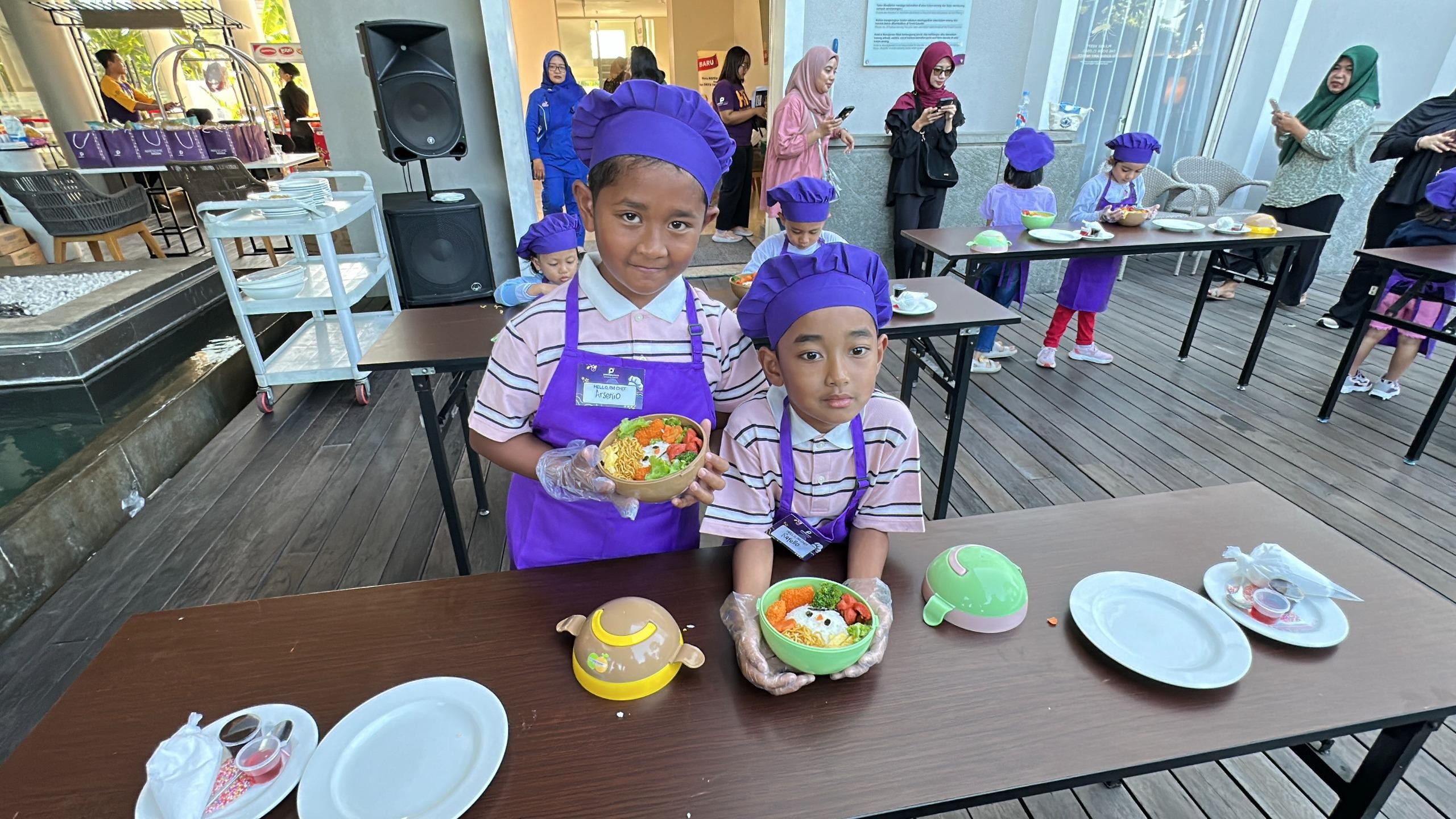 Asah Kreativitas Anak, Premier Place Hotel Gelar Kids Cooking Class Seru Bertema Bento dan Pancake