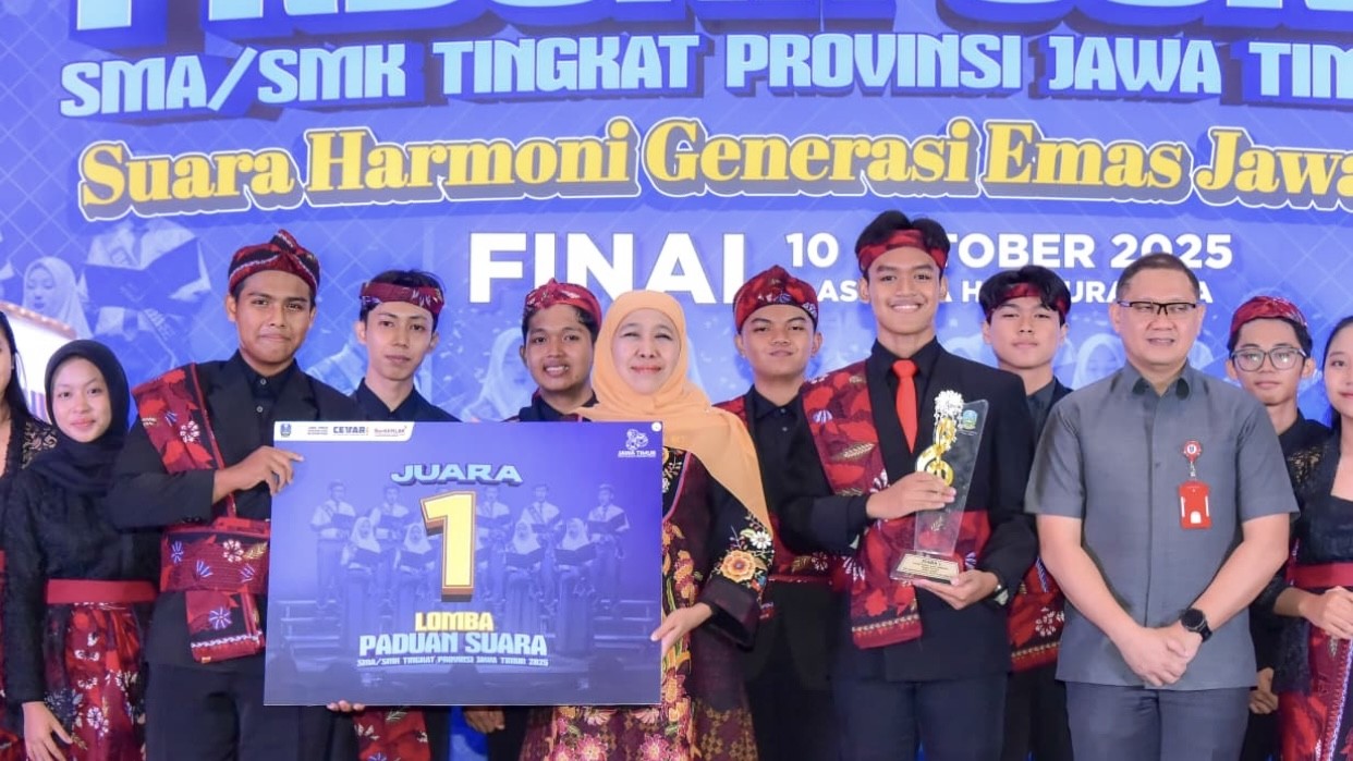 Gubernur Khofifah Apresiasi Semangat Pelajar Jatim, Siapkan Generasi Emas 2045 Berdaya Saing