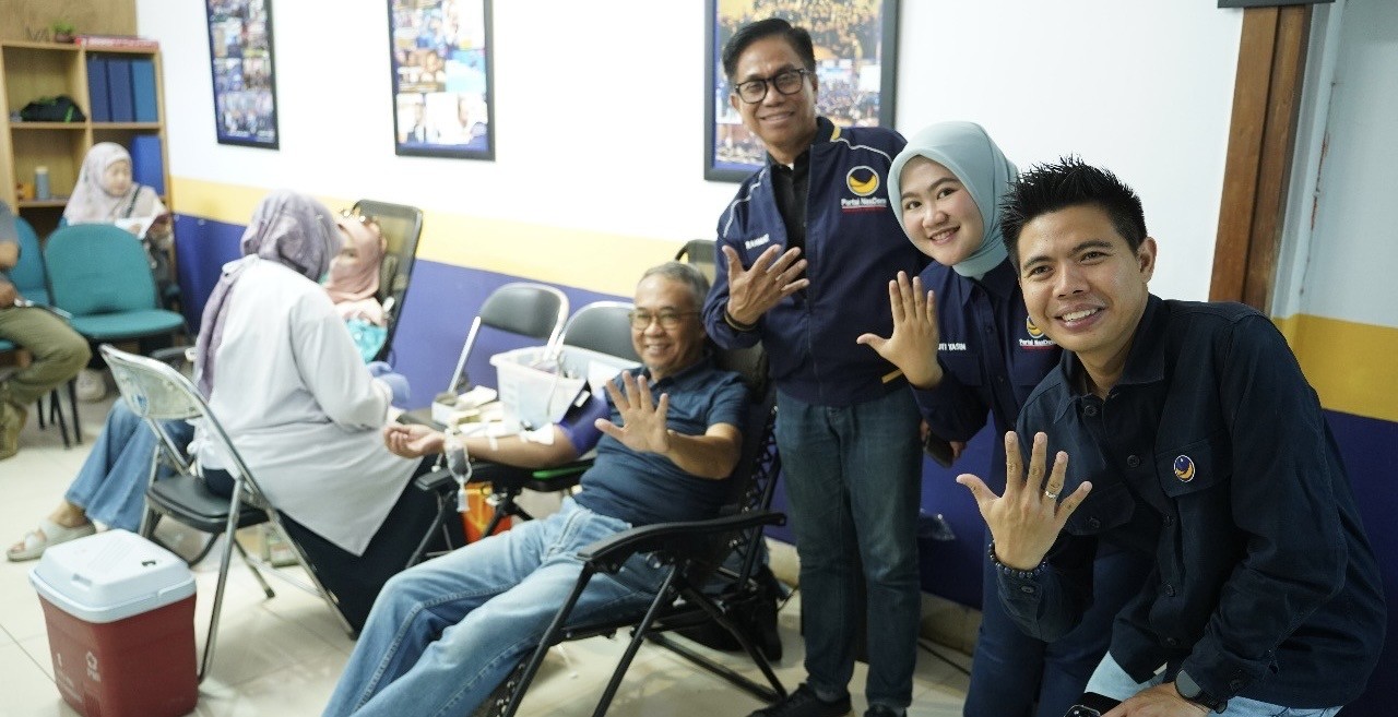 NasDem Jabar Awali HUT ke-14 dengan Donor Darah, Teguhkan Semangat Kemanusiaan