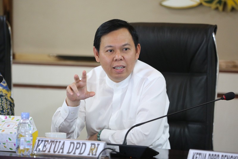 Ketua DPD RI Sultan Minta Kepala Daerah dan Menkeu Tak Berpolemik Soal TKD yang Tersimpan Di Bank 