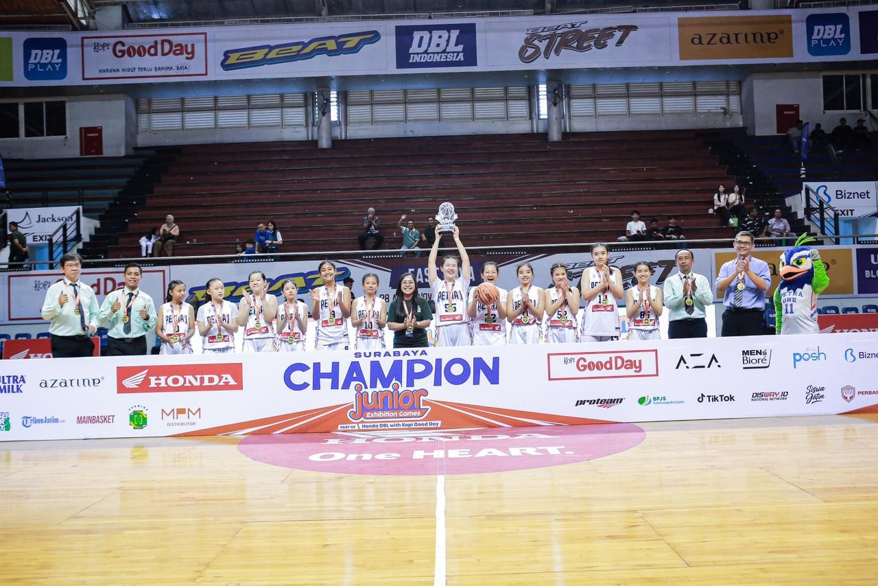 SMP Petra 1 dan SCS Surabaya Rebut Gelar Juara DBL Junior Exhibition Games 2025