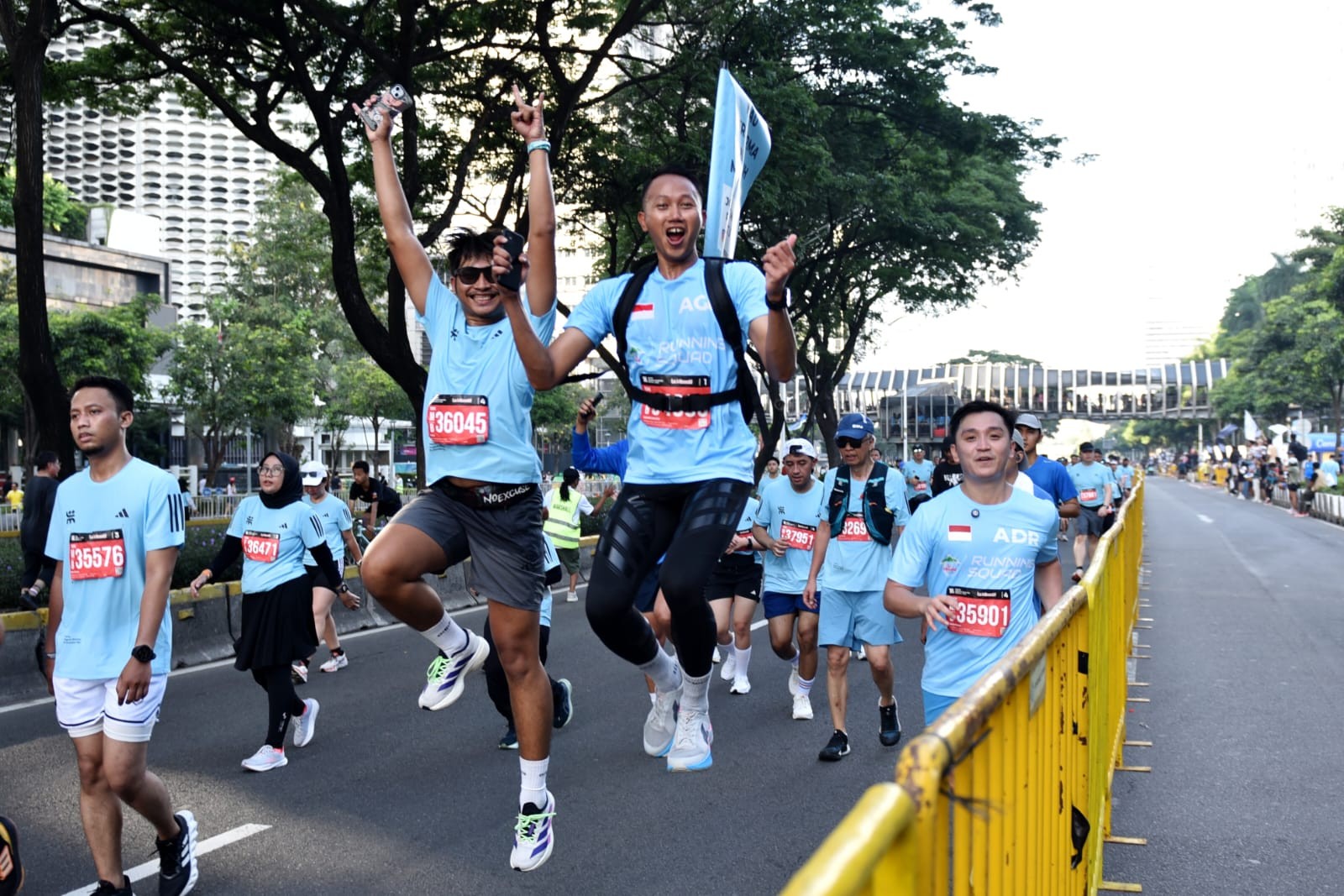 Ratusan Pelari Virgin Le Minerale Running Squad Pecahkan Rekor Pribadi di JRF 2025