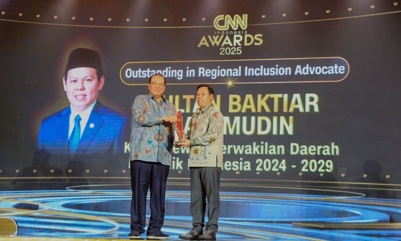 Dianugerahi CNN Award, Sultan: Komitmen Dukung Dan Kawal Program Asta Cita Di Daerah 