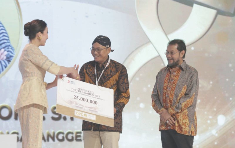 Ini Kata Peraih DPD Award 2025, Sugeng Handoko Pelopor Kemajuan Desa Nglanggeran