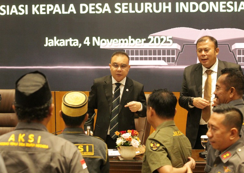Wakil  Ketua DPR Sufmi Dasco Ahmad Terima Audiensi Asosiasi Kepala Desa Seluruh Indonesia