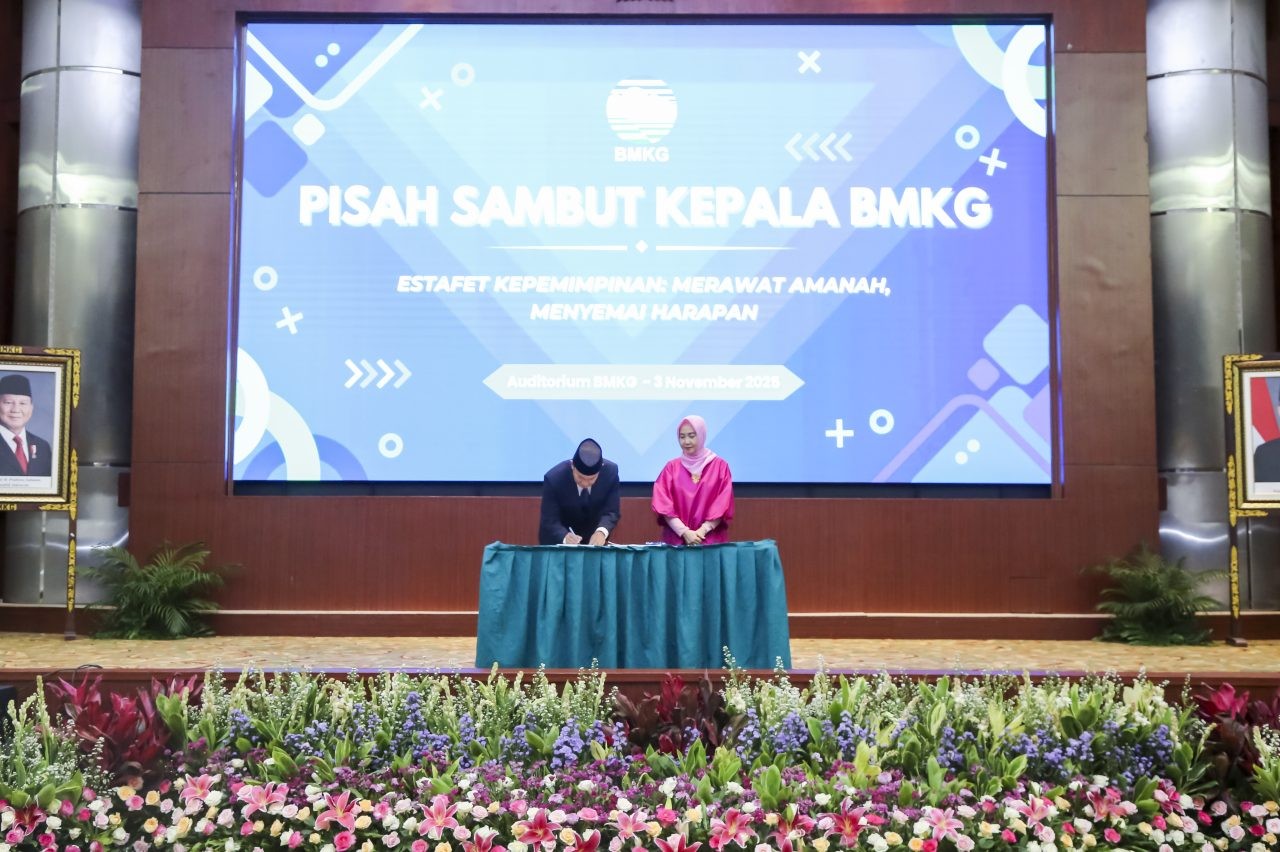 Sertijab Kepala BMKG, Teuku Faisal Ingin BMKG Jadi Pusat Data dan Pusat Aksi