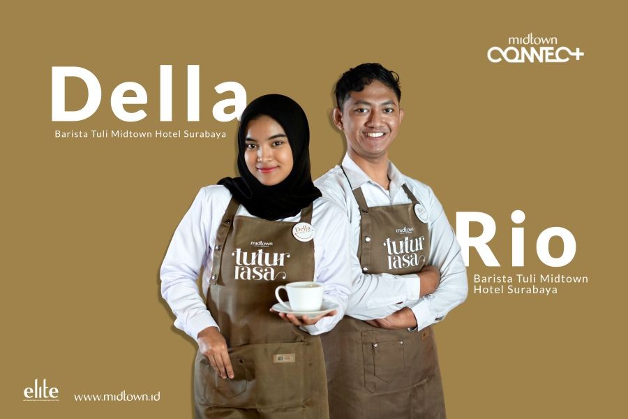 Midtown Hotel Surabaya Hadirkan Berry Fit Latte, Kreasi Inspiratif Barista Tuli Kopi Tutur Rasa