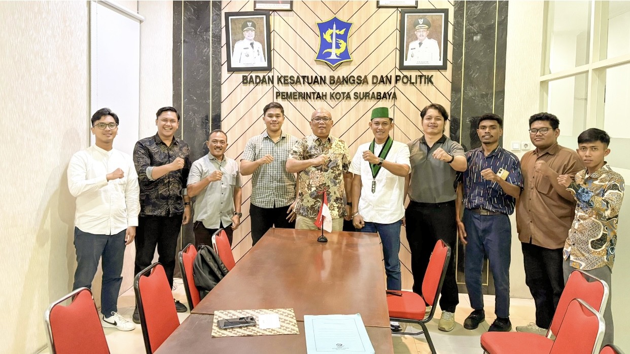 Audiensi HMI Cabang Surabaya dengan Bakesbangpol Kota Surabaya, Ini yang Dibahas